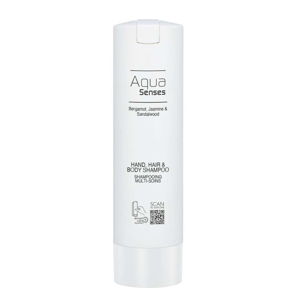 Aqua senses - Smart care 300ml gel misto para mãos, cabelo e corpo para hotéis