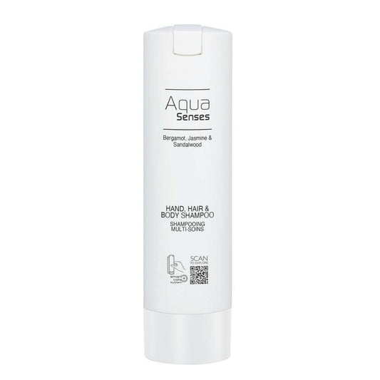 Aqua Senses - Soin intelligent, gel mixte 300 ml pour les mains, les cheveux et le corps (hôtels)