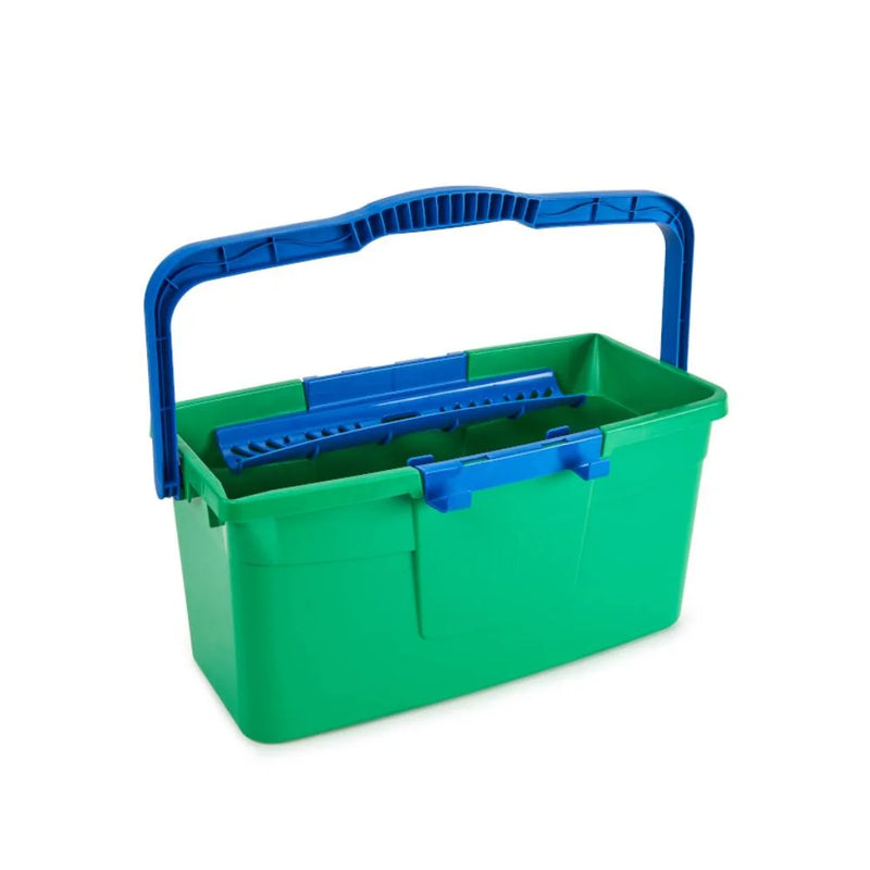 Seau Green Label de 12 L avec plateaux et verre doseur pour hôtels
