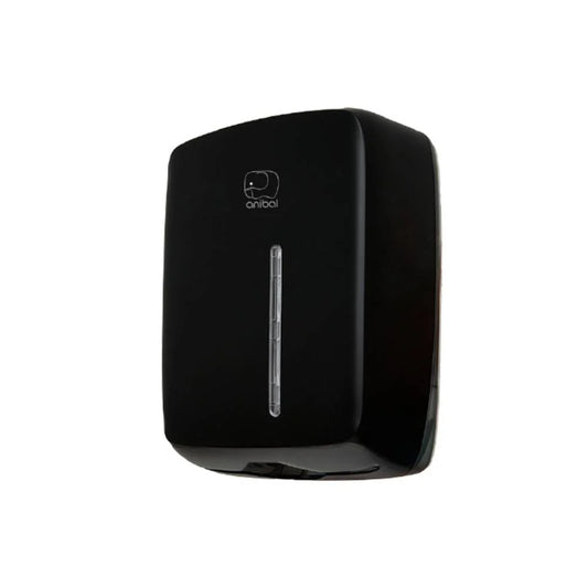 Dispensador Toallitas Zig-Zag Negro Recycled