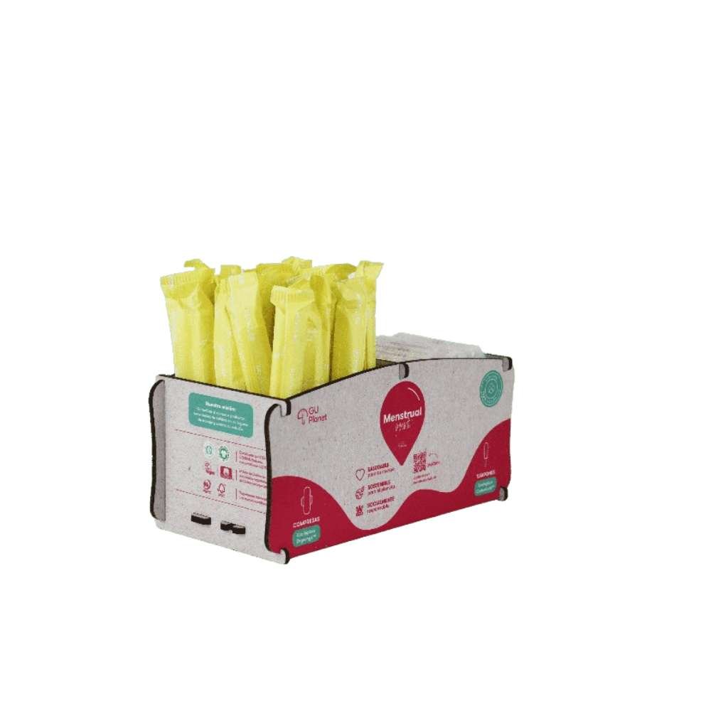 Dispensador de compresas y tampones con aplicador para hoteles - Pequeño