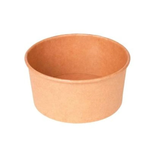 Pack 50 ensaladeras kraft de cartón 700 ml para hoteles