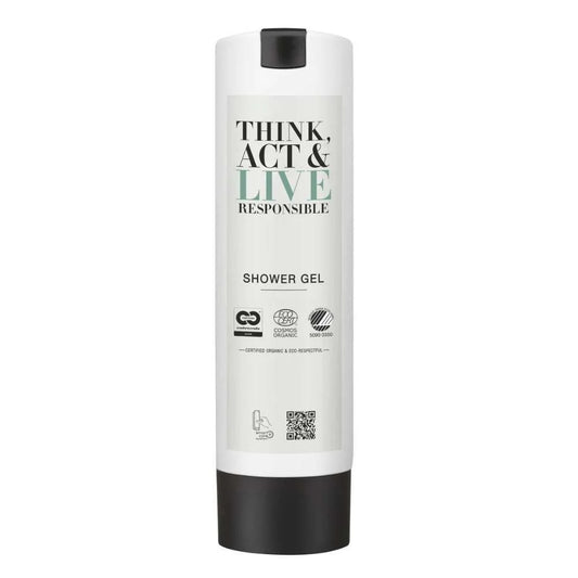 Gel de banho 300ml para hotéis Think Act &amp; Live - Cuidados inteligentes