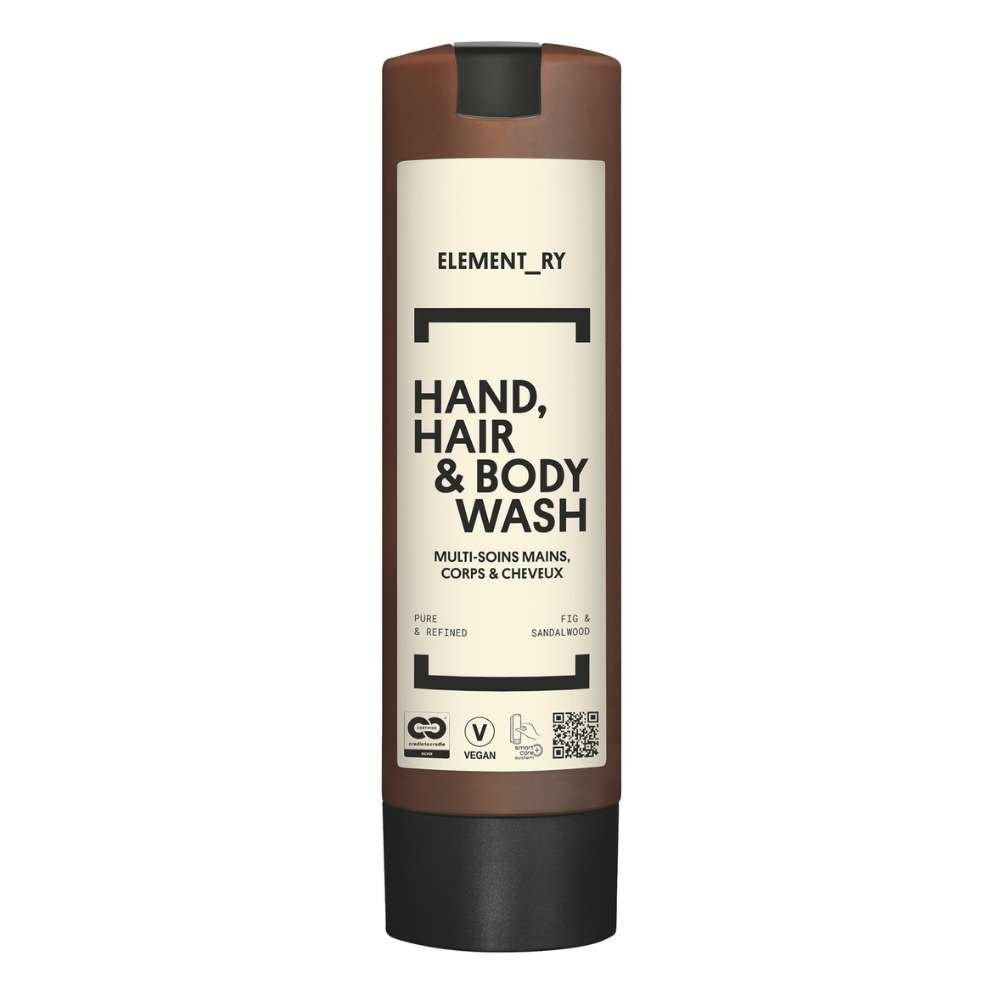 Gel multi-usages mains, cheveux et corps 300 mL pour hôtels Element Ry - Smart Care 