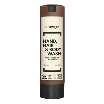 Gel multi-usages mains, cheveux et corps 300 mL pour hôtels Element Ry - Smart Care 