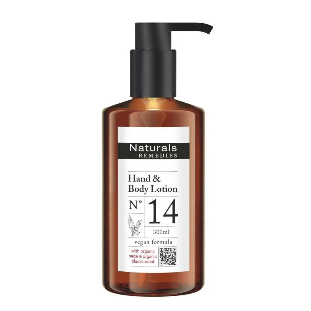 Loción cuerpo y manos 300ml para hoteles Natural Remedies - Pump