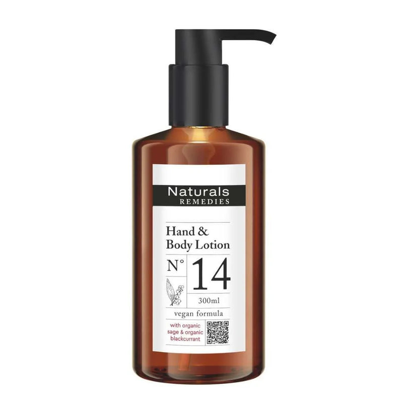 Loção Corporal e de Mãos Natural Remedies 300ml para Hotéis - Bomba Doseadora