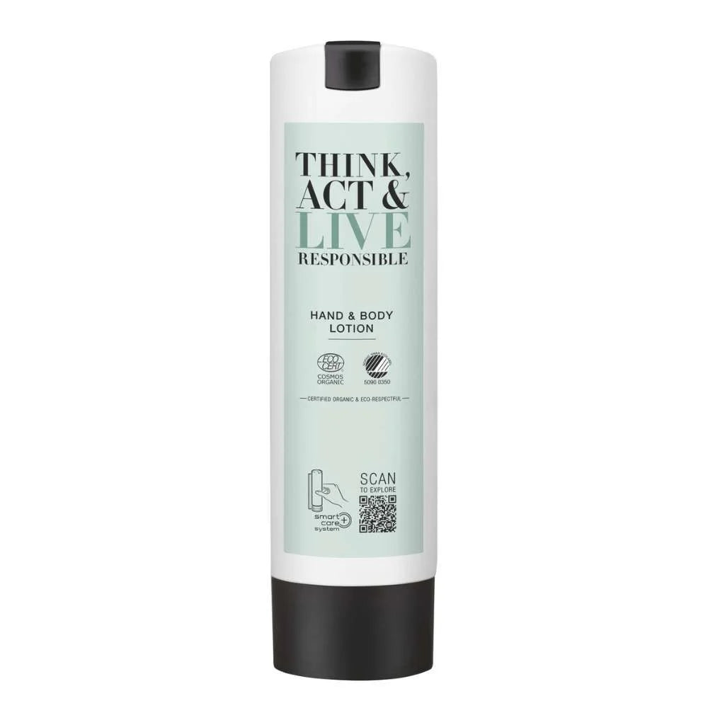 Lotion mains et corps 300 mL pour hôtels Think Act & Live - Smart Care 