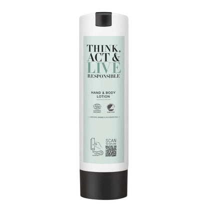 Lotion mains et corps 300 mL pour hôtels Think Act & Live - Smart Care 