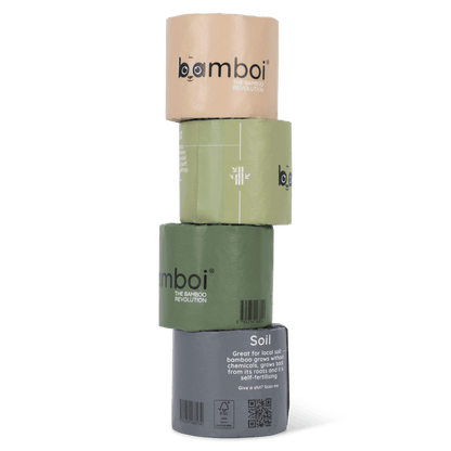 Paquete 48 rollos Bamboi® MAXI 380, 100 % bambú, 3 capas, ecológicos