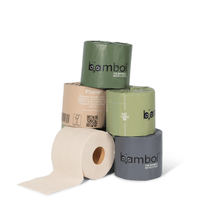 Paquete 48 rollos Bamboi® MAXI 380, 100 % bambú, 3 capas, ecológicos