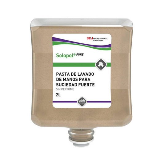 Recarga de pasta de limpeza para mãos Solopol Pure 2 L (4 unidades)