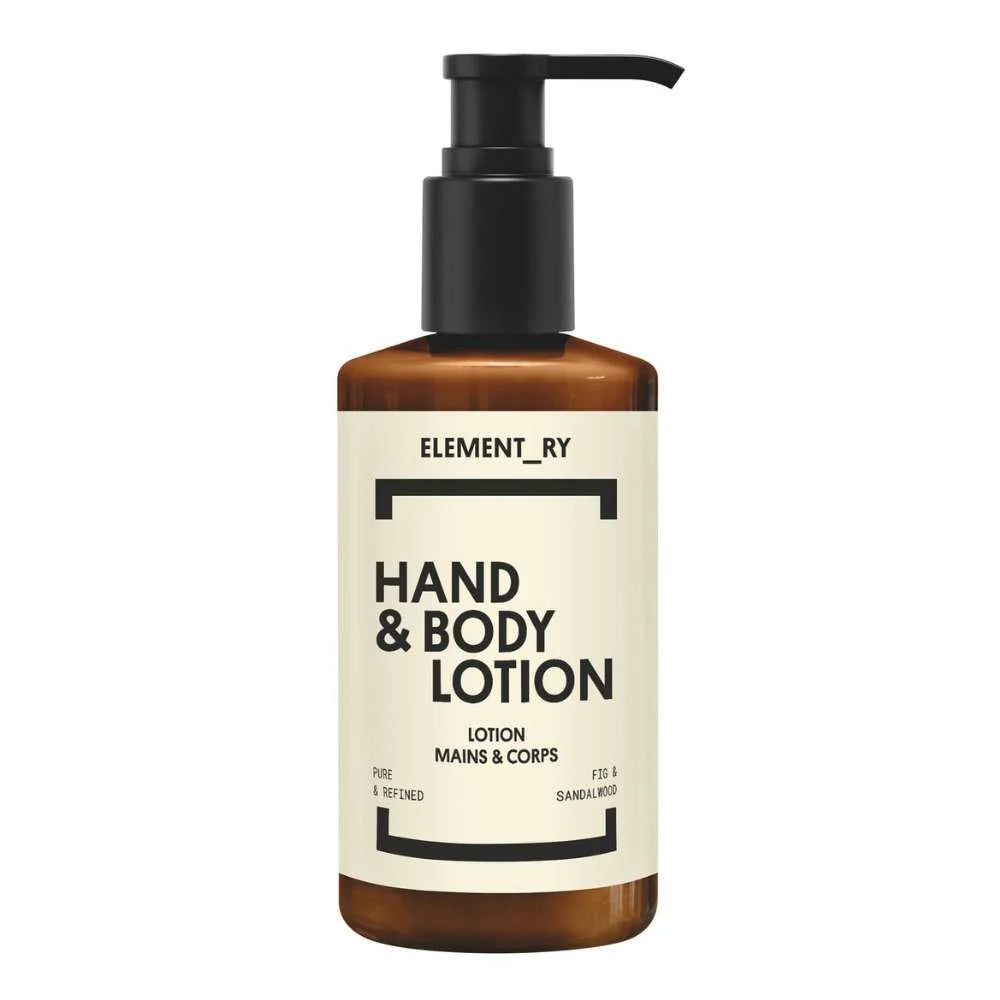Lotion mains et corps 300 mL pour hôtels Element Ry - Pompe 