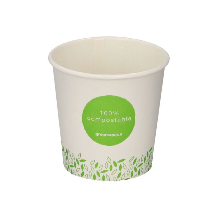 Vaso de papel 100% compostable
