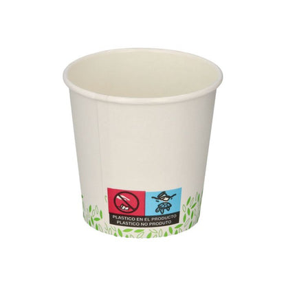 Vaso de papel 100% compostable