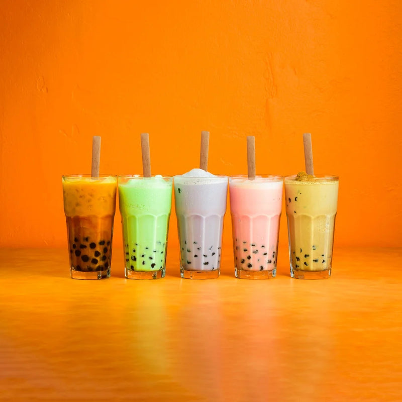 Pailles biodégradables pour bubble tea destinées aux hôtels