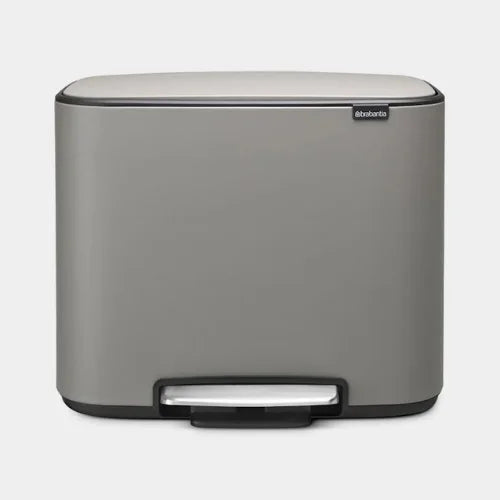 Papelera pedal BO 11+23 L gris mineral para hoteles