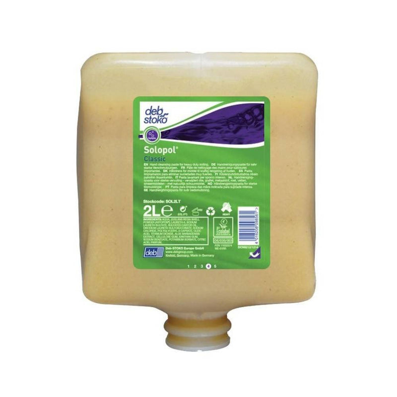 Pasta de limpeza para mãos Solopol Classic 2L para hotéis (4 unidades)