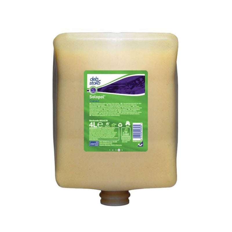 Pasta de limpeza para mãos Solopol Classic 4 L para hotéis (4 unidades)
