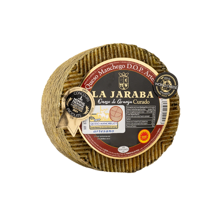 Queso D.O Manchego Curado Artesano de Granja La Jaraba 3kgs aprox
