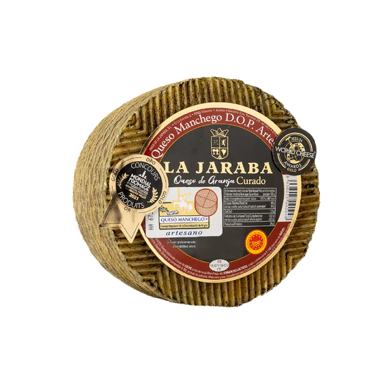 Queso D.O Manchego Curado Artesano de Granja La Jaraba 3kgs aprox