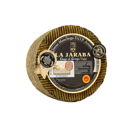 Queso D.O Manchego Viejo Artesano de Granja La Jaraba 3kgs aprox