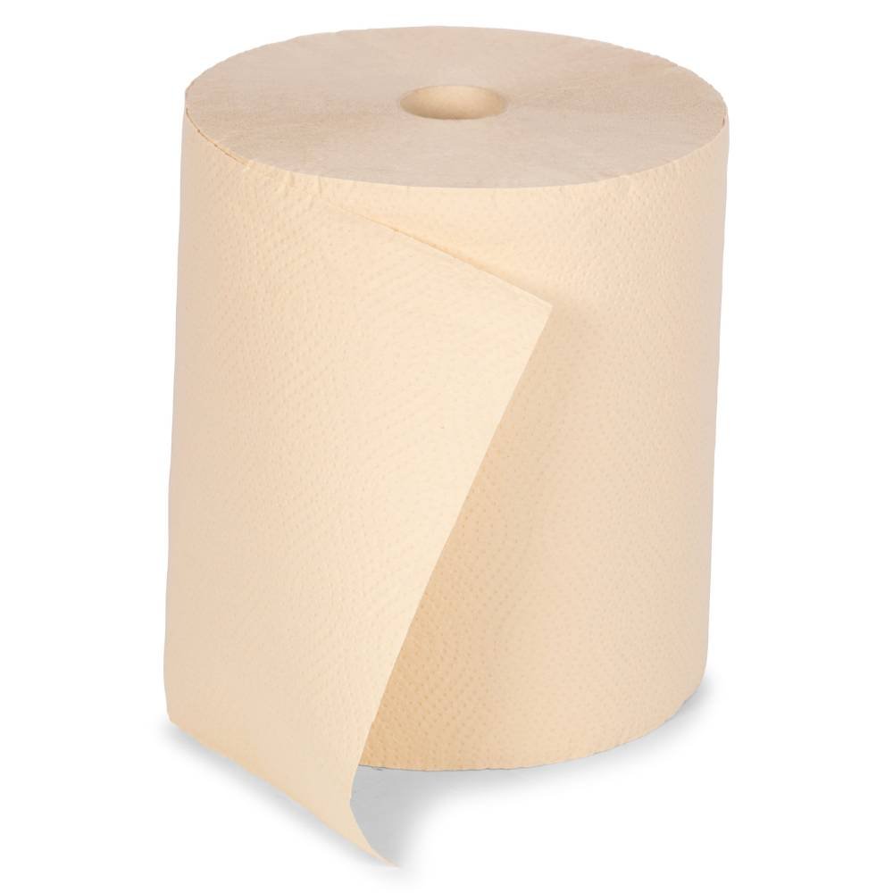 Rollo de papel de mano Bamboi® MEGA 120, 100 % bambú, 2 capas, ecológico