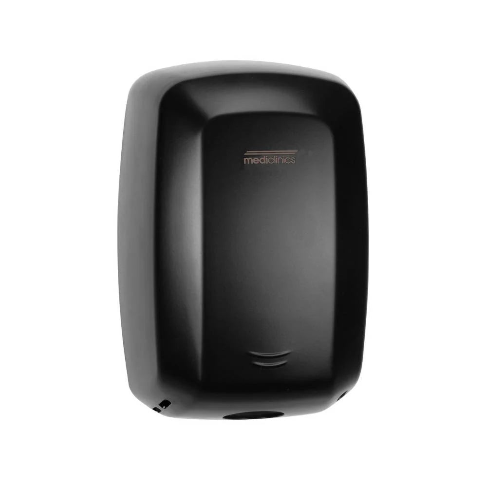 Sèche-mains optique Machflow, acier noir, pour hôtels