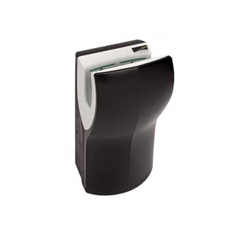 Secador de mãos ótico Dualflow Plus ABS preto para hotéis