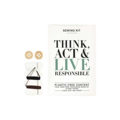 Estuche de costura para hoteles - Think act & live