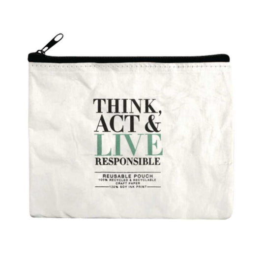 Bolsitas recargables de papel reciclado para hoteles - Think act & live