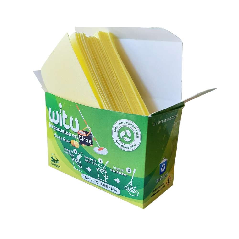 Nettoyant pour sols biodégradable Eco-Pack pour hôtels, 10 x 50