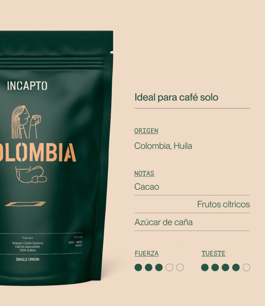 Café de Colombie en grains 1kg