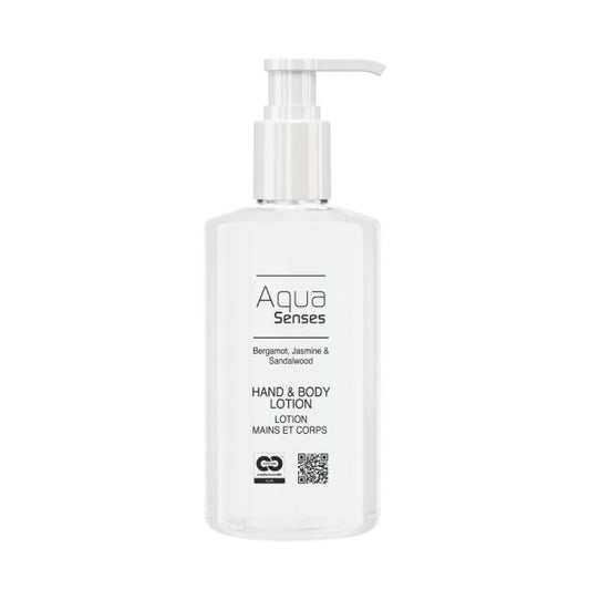 Loción manos y cuerpo 300ml para hoteles Aqua Senses - Pump