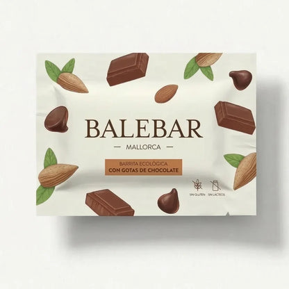 Balebar – Almendras con Gotas de Chocolate (24 unidades)