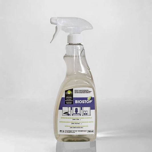 BIOSTOP Destructeur d'odeurs accidentelles (urine, vomi, etc.)