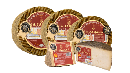 Queso D.O Manchego Semicurado Artesano de Granja La Jaraba 3kgs aprox