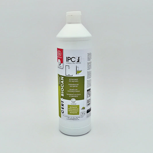 Biotraitement des installations sanitaires CERT BIOCAN*