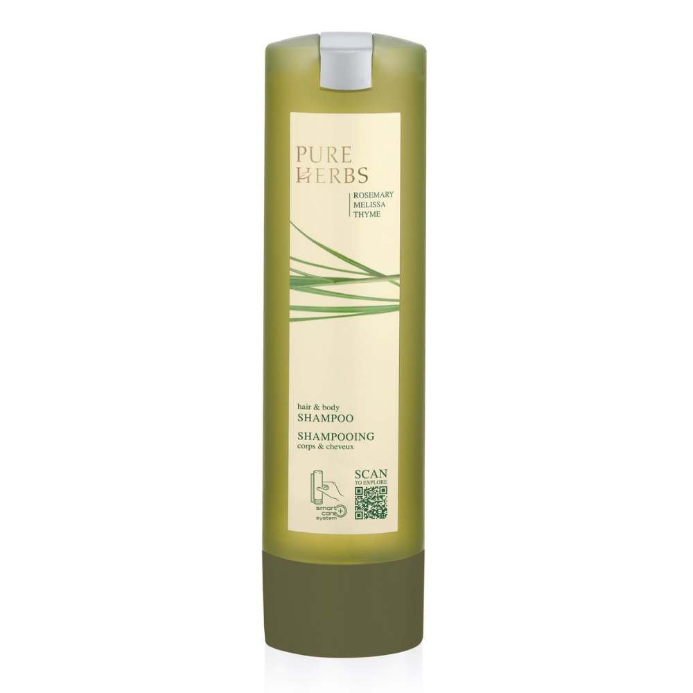 Champô Pure Herbs Smart Care para Corpo e Cabelo 300ml para Hotéis