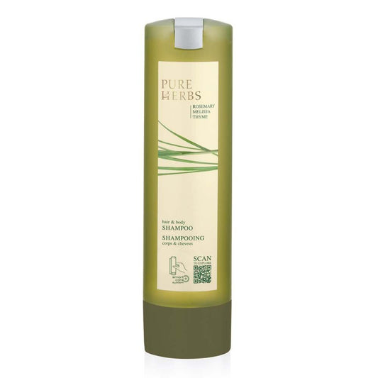 Champú cuerpo y cabello 300ml para hoteles Pure Herbs - Smart Care