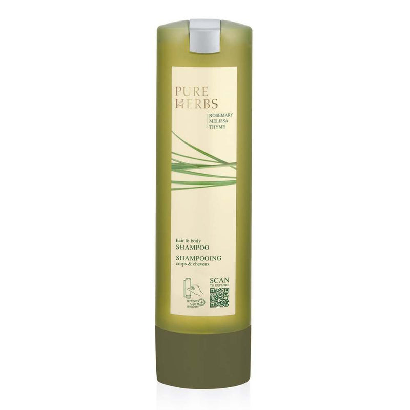 Shampoing corps et cheveux 300 mL pour hôtels Pure Herbs - Smart Care 