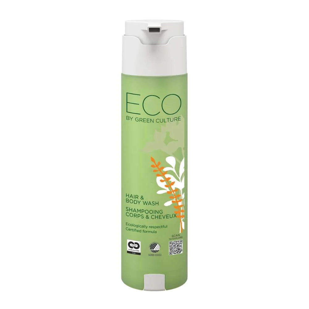 Shampoing corps et cheveux 300 mL pour hôtels ECO by Green Culture - Shape 