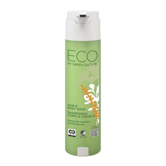 Champô 300ml para corpo e cabelo para hotéis ECO da Green Culture – Formato