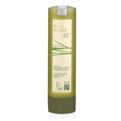 Champú con acondicionador 300ml para hoteles Pure Herbs - Smart Care