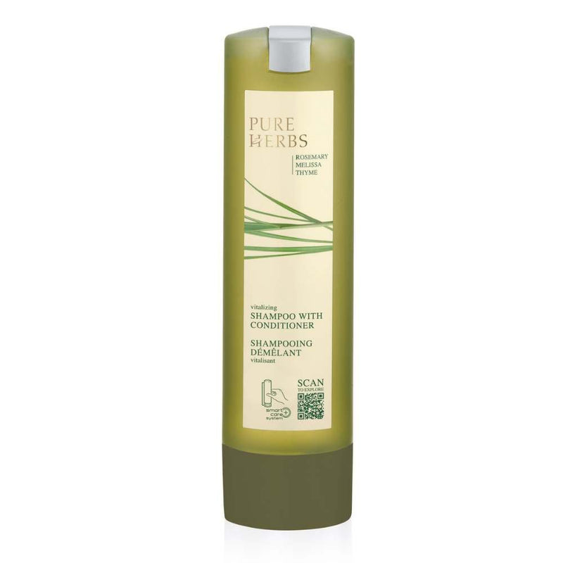 Champô e condicionador Pure Herbs Smart Care 300ml para hotéis