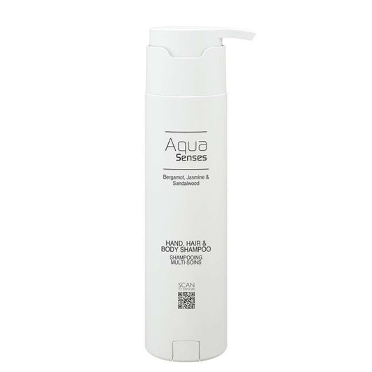 Aqua Senses - Shape 300ml Gel de Champô Misto para Corpo e Cabelo para Hotéis