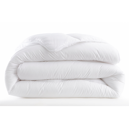 Couette en microfibre couleur blanc pour hôtels