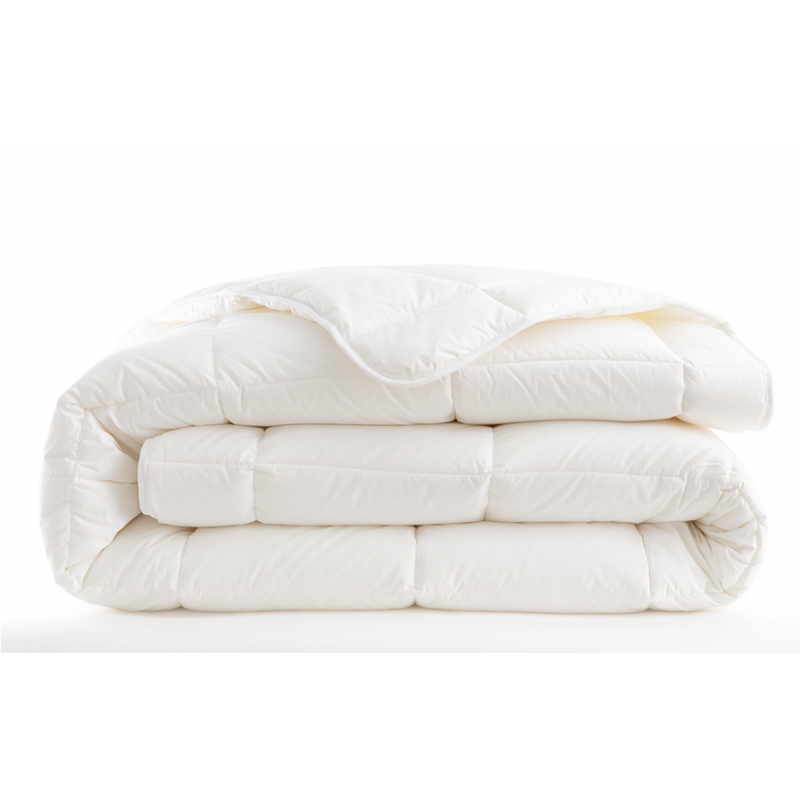 Couette en coton couleur blanc pour hôtels