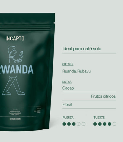 Café de Ruanda en grano 1Kg