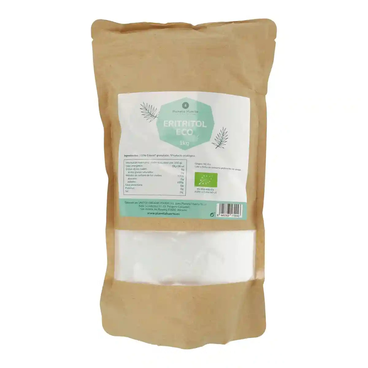 Eritritol ECO 1 kg para hoteles